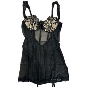 Victorias Secret Baby Doll Lace Bustier Lingerie